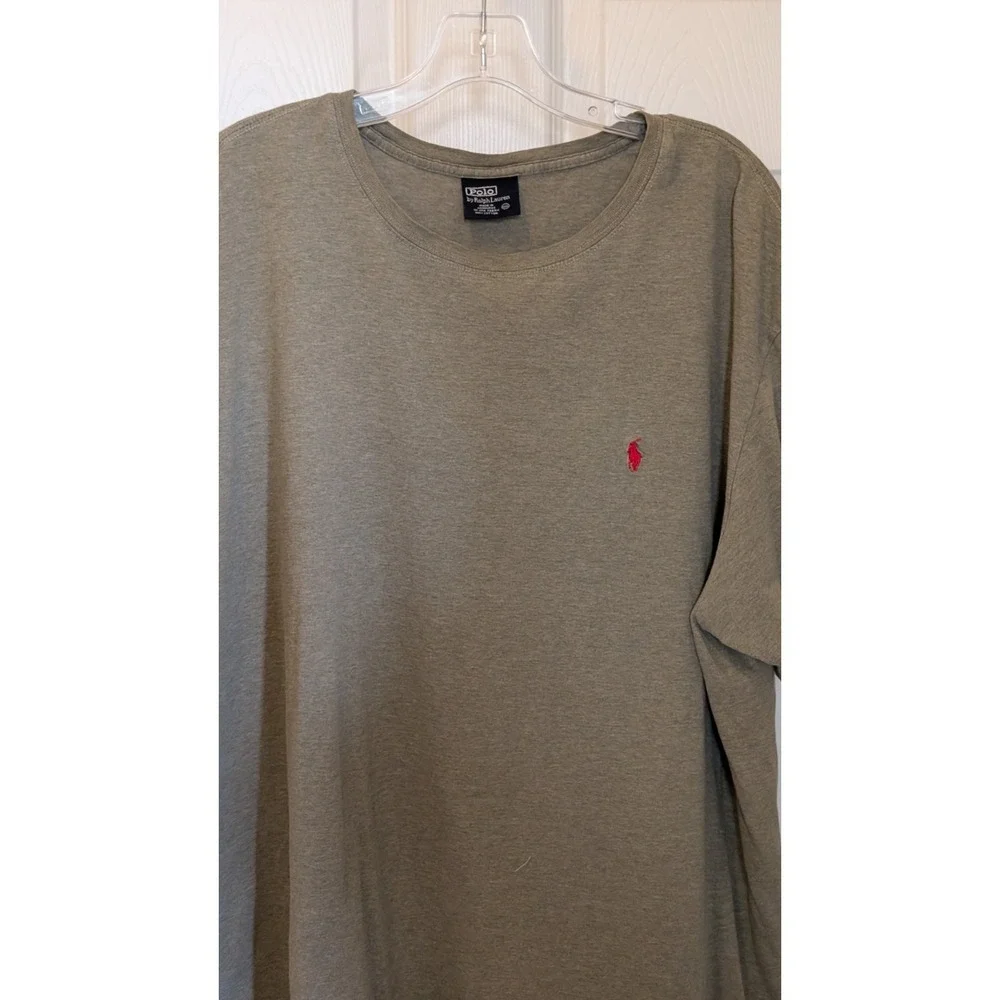 POLO Ralph Lauren GRAY GREEN Performance Short Sleeve T-Shirt XXL - (003-A)